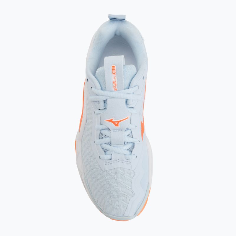 Handballschuhe Damen Mizuno Wave Stealth Neo 2.1 blue finch/lava orange/white 5