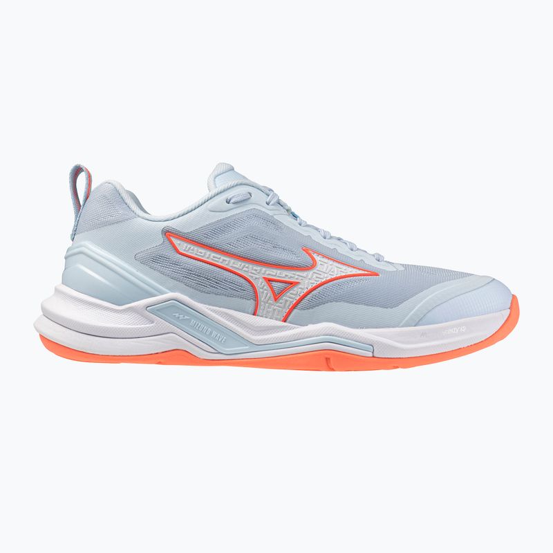 Handballschuhe Damen Mizuno Wave Stealth Elite blue finch/white
