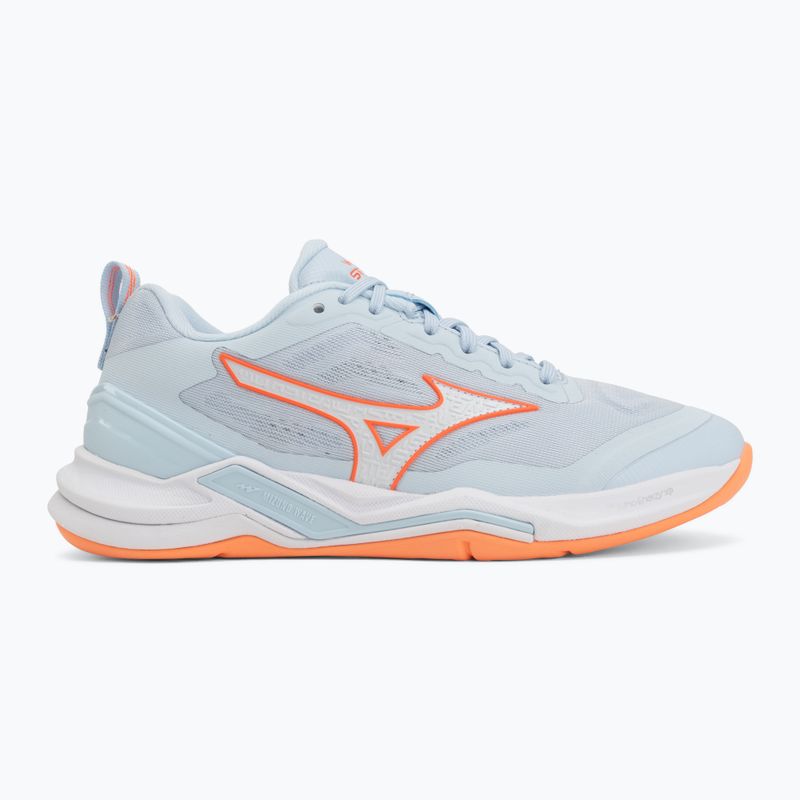 Handballschuhe Damen Mizuno Wave Stealth Elite blue finch/white 2