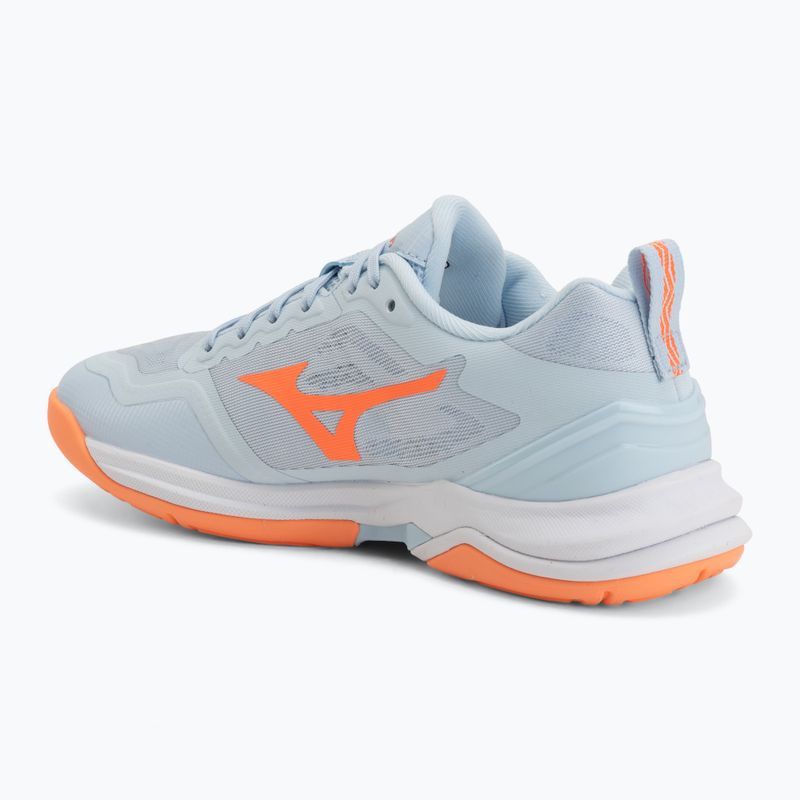 Handballschuhe Damen Mizuno Wave Stealth Elite blue finch/white 3