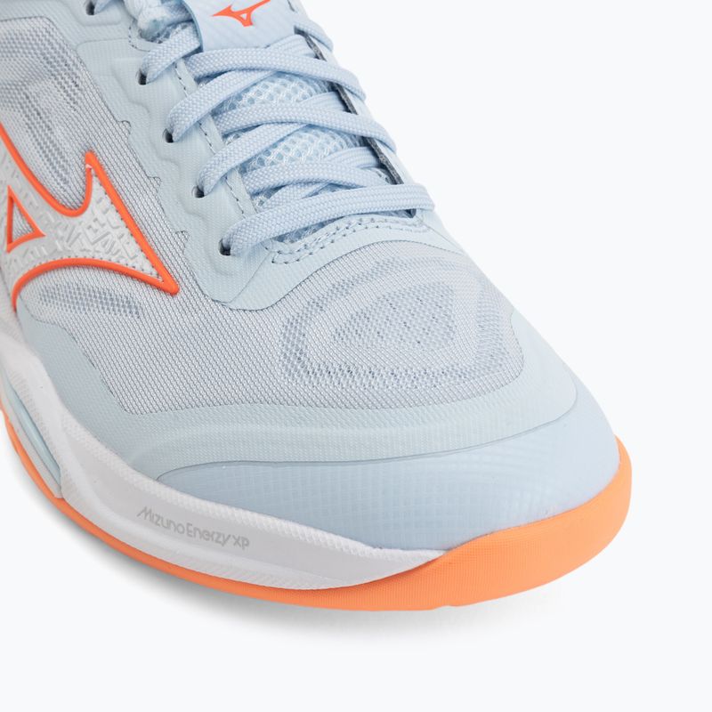 Handballschuhe Damen Mizuno Wave Stealth Elite blue finch/white 7