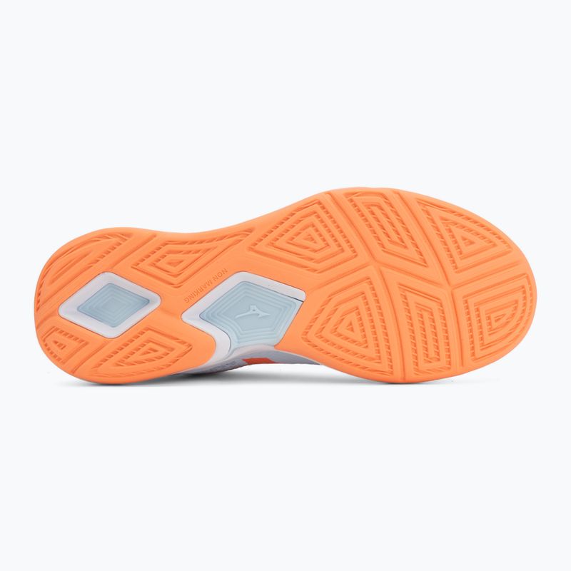 Handballschuhe Damen Mizuno Wave Stealth Pro blue finch/lava orange 4