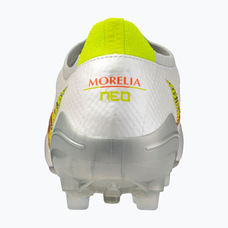 Fußballschuhe Mizuno Morelia Neo V β Japan AG white/lava orange/evening primrose 3