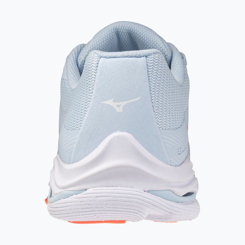 Damen-Volleyballschuhe Mizuno Wave Lightning Pro blue finch/lava orange/flamingo coral 3