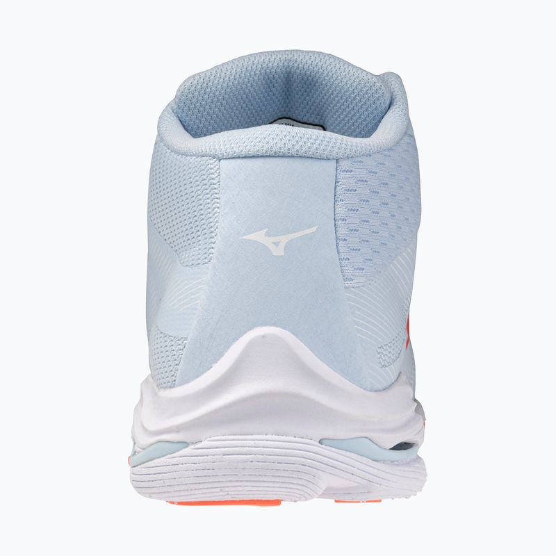 Damen-Volleyballschuhe Mizuno Wave Lightning Pro Mid blue finch/lava orange/flamingo coral 3