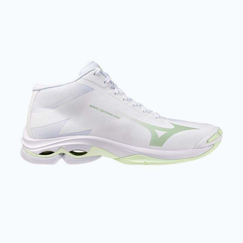 Damen-Volleyballschuhe Mizuno Wave Lightning Pro Mid white/aqua gray/ambrosia