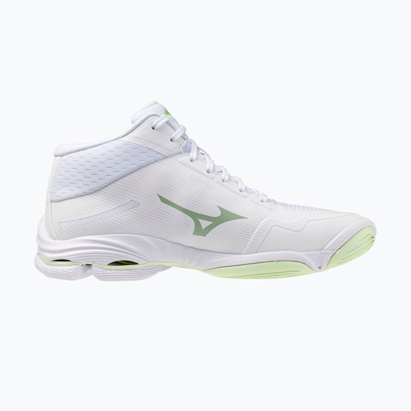 Damen-Volleyballschuhe Mizuno Wave Lightning Pro Mid white/aqua gray/ambrosia 2