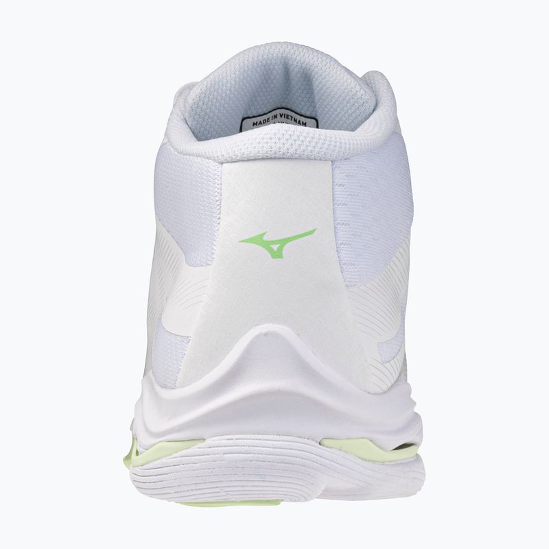 Damen-Volleyballschuhe Mizuno Wave Lightning Pro Mid white/aqua gray/ambrosia 3