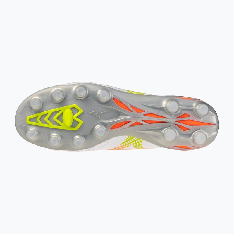 Fußballschuhe Mizuno Morelia Neo V β Pro FG white/lava orange/evening primrose 2