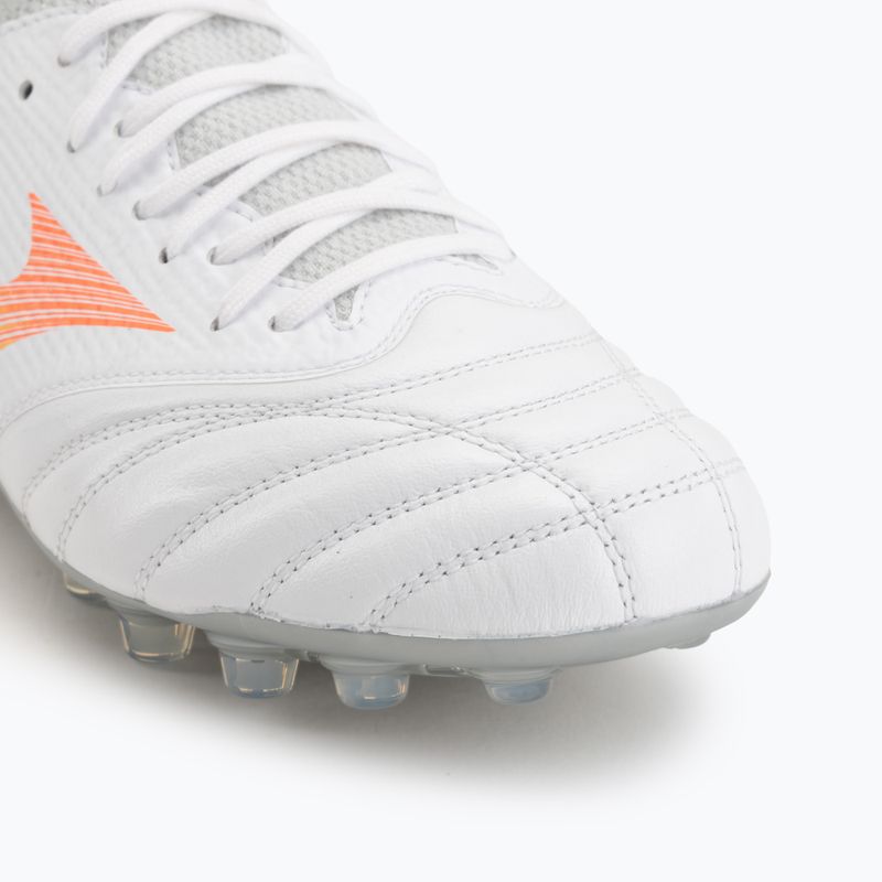 Fußballschuhe Mizuno Morelia Neo V β Pro AG white/lava orange/evening primrose 7