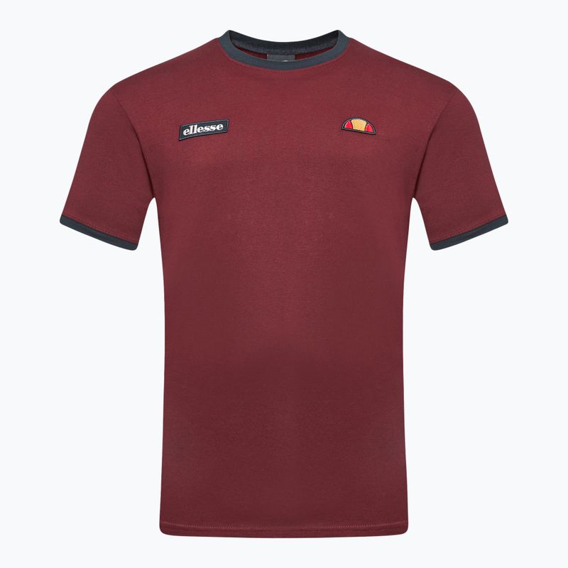 Ellesse Herren Ferdorini burgunderfarbenes T-Shirt