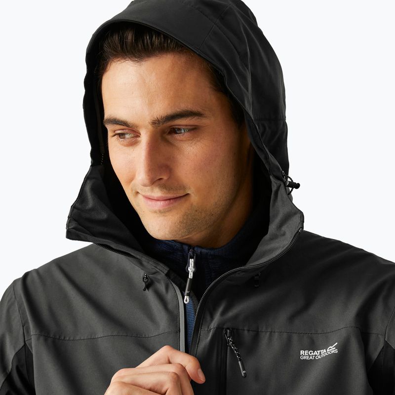 Herren-Softshelljacke REGATTA Birchdale II ash/black 4
