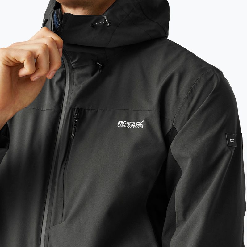 Herren-Softshelljacke REGATTA Birchdale II ash/black 5