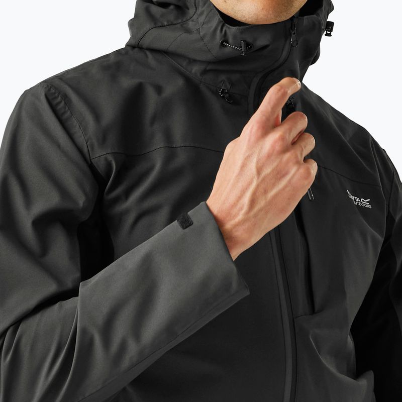 Herren-Softshelljacke REGATTA Birchdale II ash/black 6