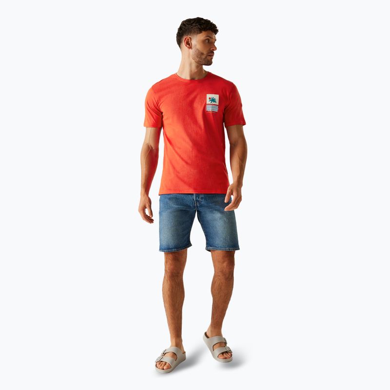 Shirt Herren Regatta ClineIX poppy red cool summer 2