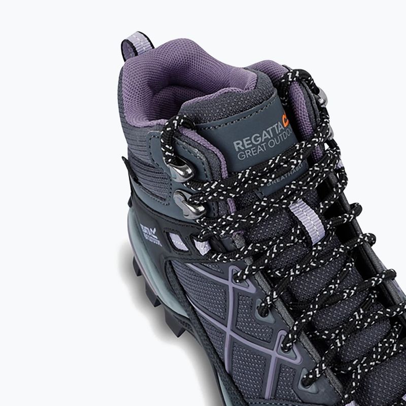Herren-Trekkingschuhe REGATTA Samaris III seal grey/purple 4