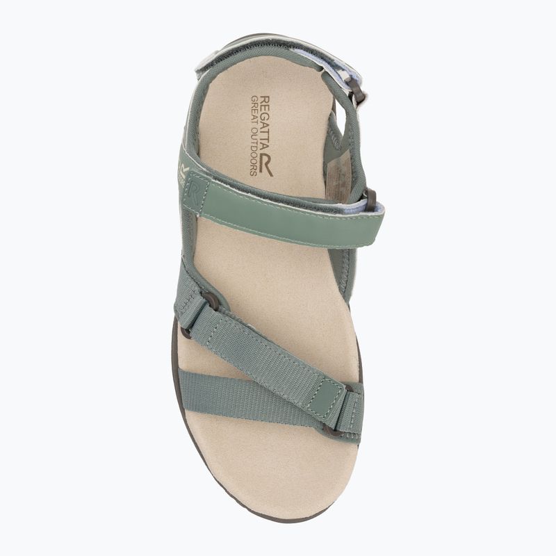 REGATTA Santa Clara II Damen Sandalen gletschergrün/hell vanille 5