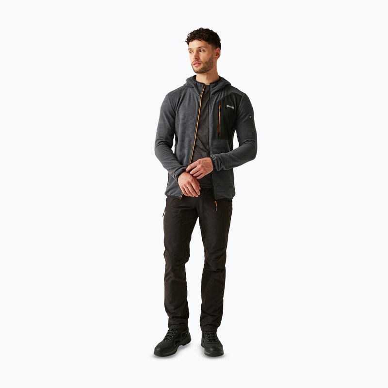 Hoodie Sweatshirt Herren REGATTA Lakewright ash/black 2