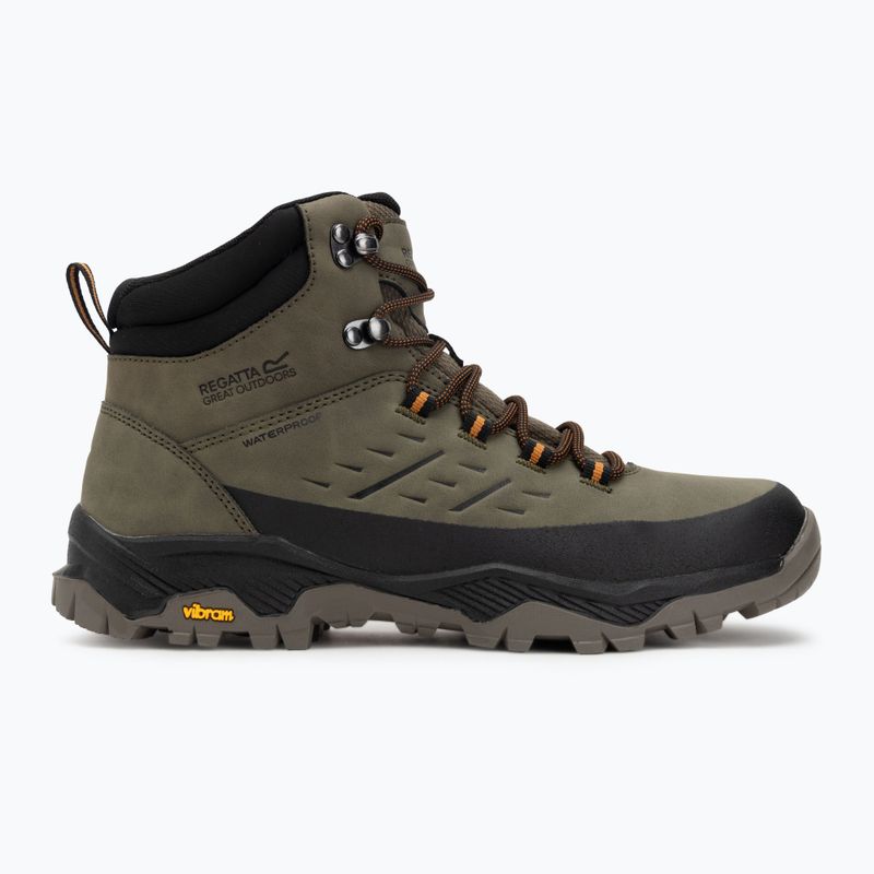 Herren Trekkingschuhe REGATTA Blake olive night/pumpkin spice 2