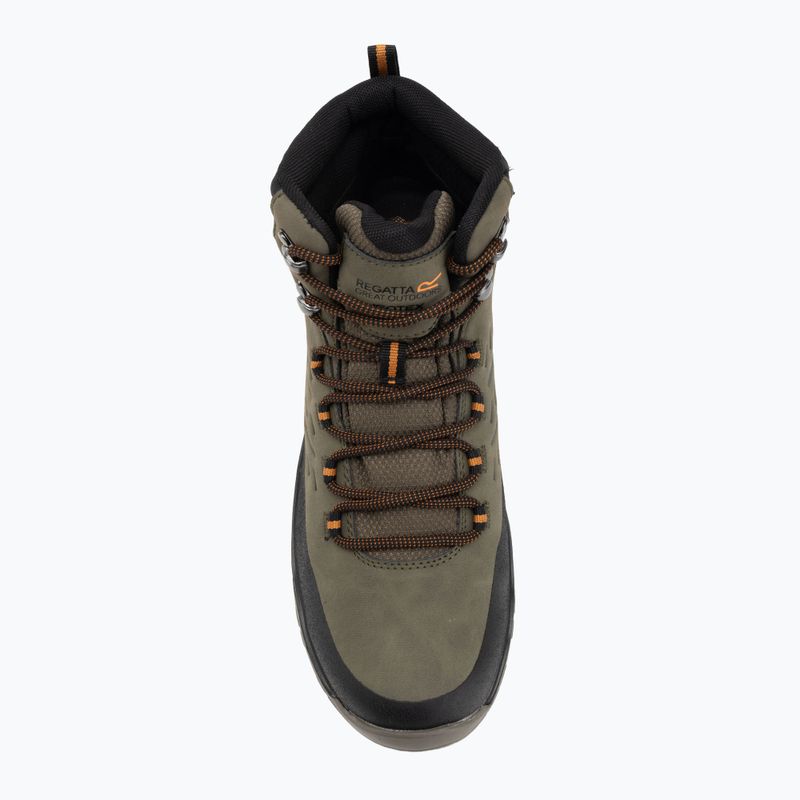 Herren Trekkingschuhe REGATTA Blake olive night/pumpkin spice 5