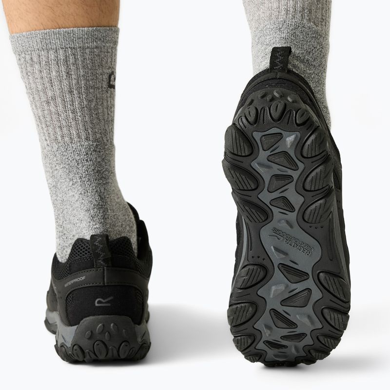 Herren-Trekkingstiefel REGATTA Edgepoint IV Low black/granite 11