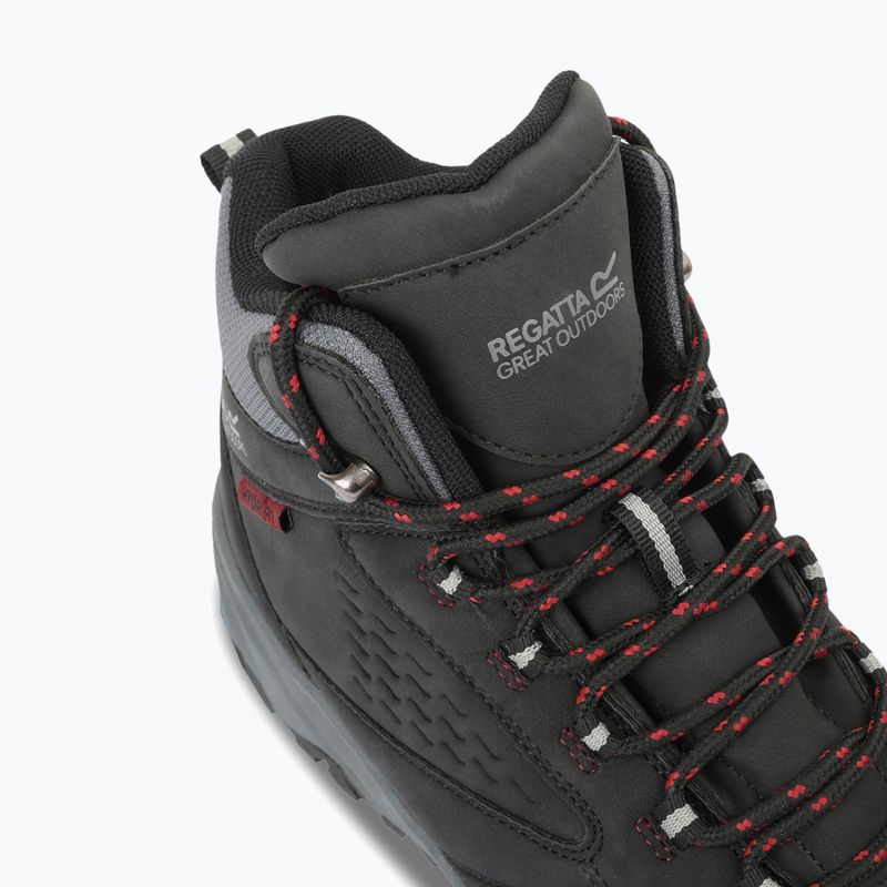 Herren Wanderschuhe REGATTA Amble black/rio red 16