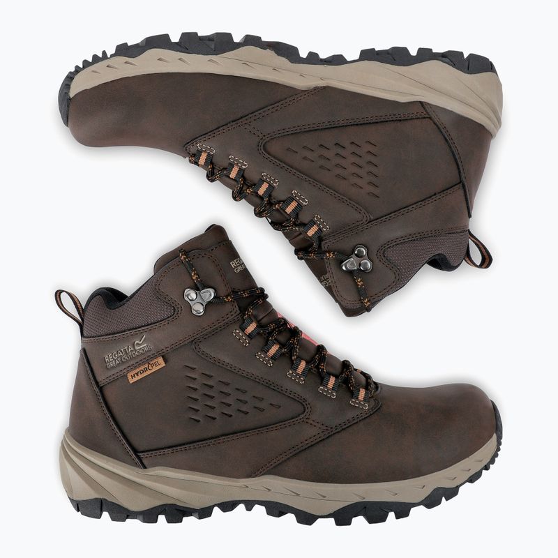 Herren Trekkingschuhe REGATTA Amble peat/tan 12