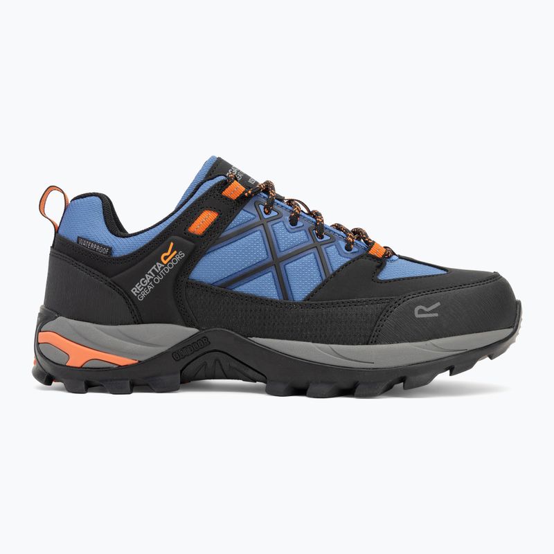 REGATTA Herren-Trekkingstiefel Samaris III Low olympisch blau/schwarz/tango 2