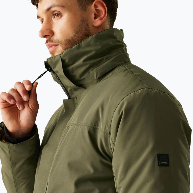 Herren Regenjacke REGATTA brown olive night/black 5