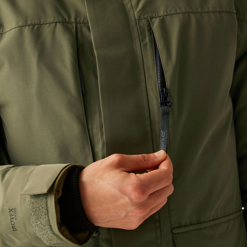 Herren Regenjacke REGATTA brown olive night/black 6