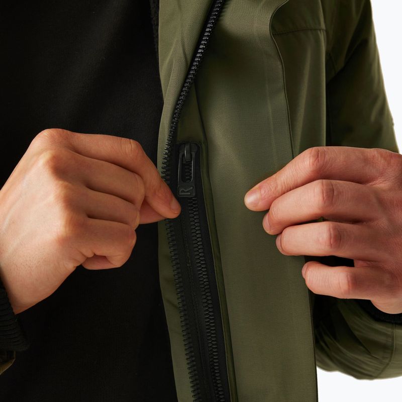 Herren Regenjacke REGATTA brown olive night/black 9