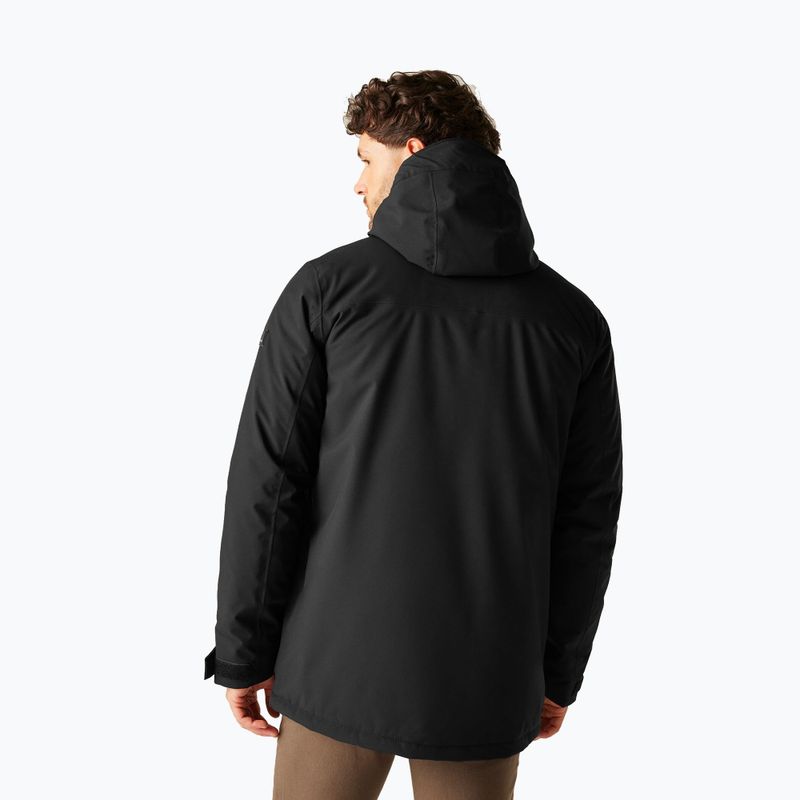 Herren-Regenjacke Regatta Balaton black/pumpkin spice 3