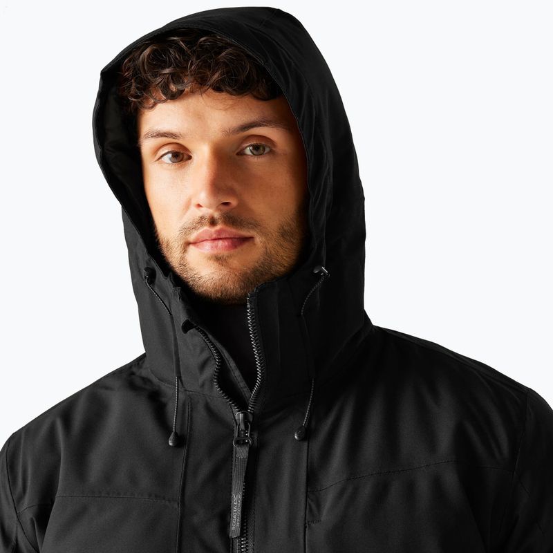 Herren-Regenjacke Regatta Balaton black/pumpkin spice 4