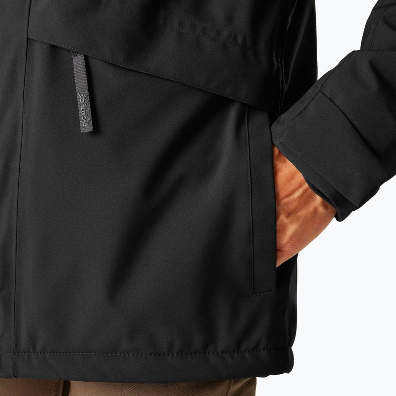 Herren-Regenjacke Regatta Balaton black/pumpkin spice 7