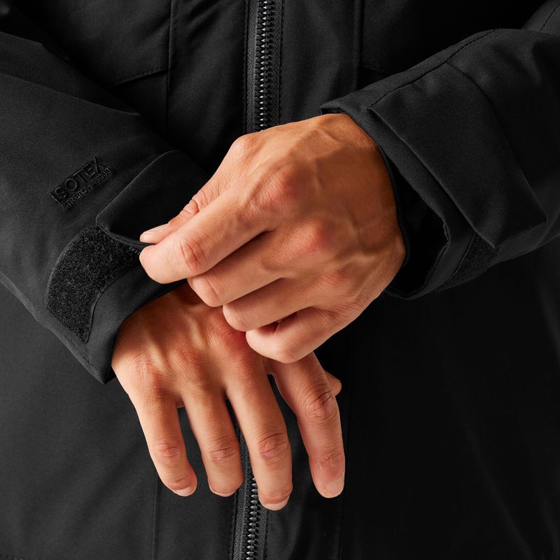 Herren-Regenjacke Regatta Balaton black/pumpkin spice 8