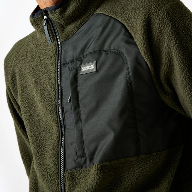 Herren-Fleecejacke REGATTA Frankie Borg dark khaki 4
