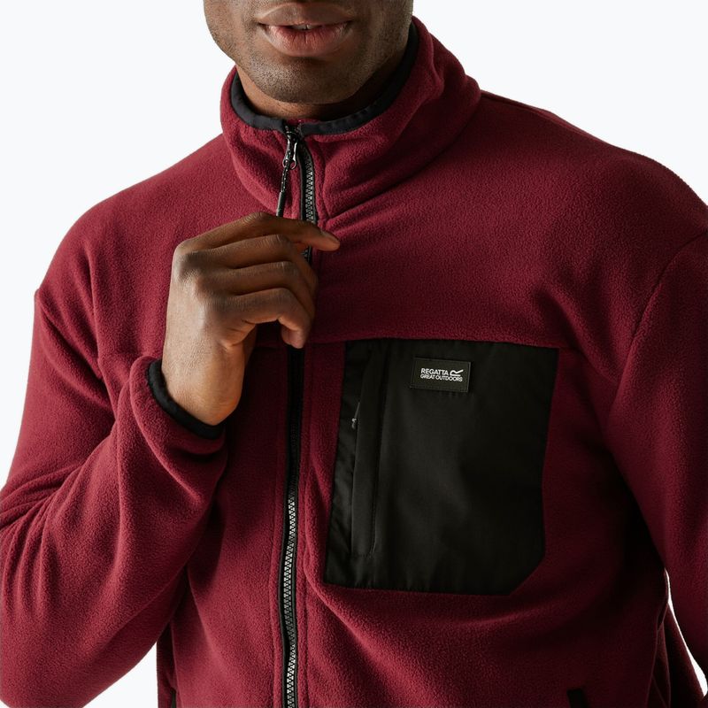 Herren-Fleecejacke REGATTA Frankie Full Zip dark maroon 5