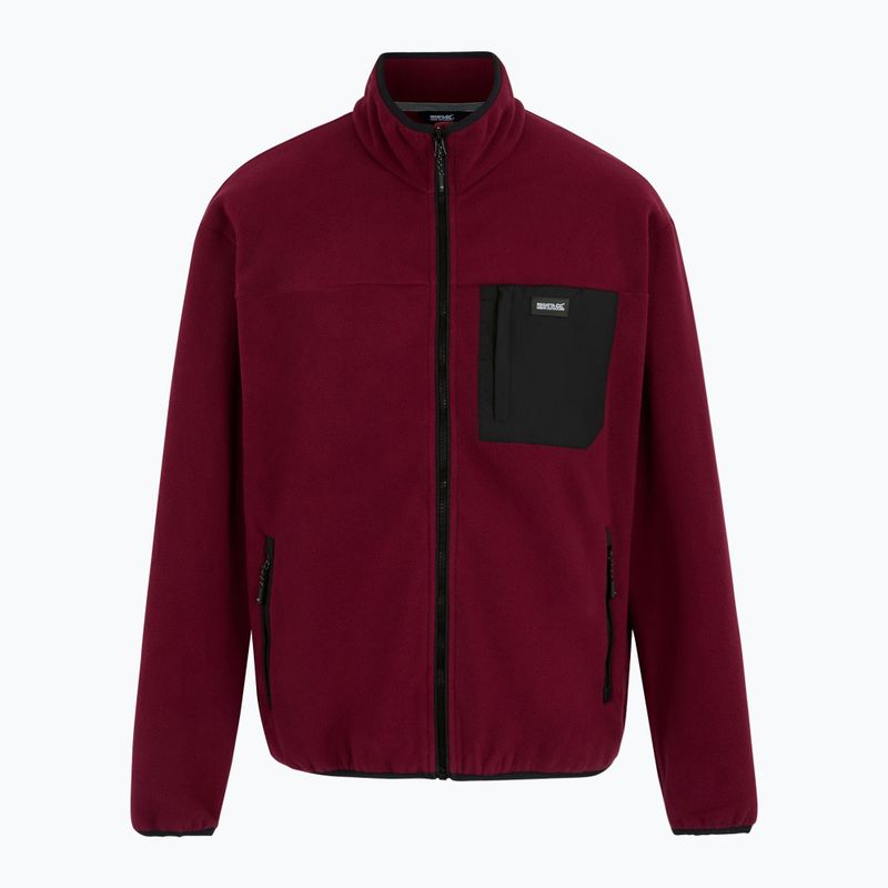 Herren-Fleecejacke REGATTA Frankie Full Zip dark maroon 6