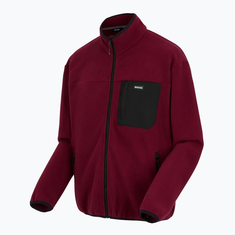 Herren-Fleecejacke REGATTA Frankie Full Zip dark maroon 8