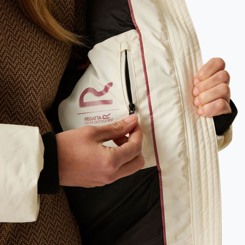 Gefütterter Damenmantel REGATTA Ujeane stone white/black 9