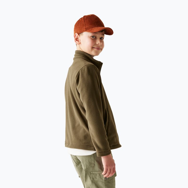 Kinder Fleecejacke Regatta King II olive night 7