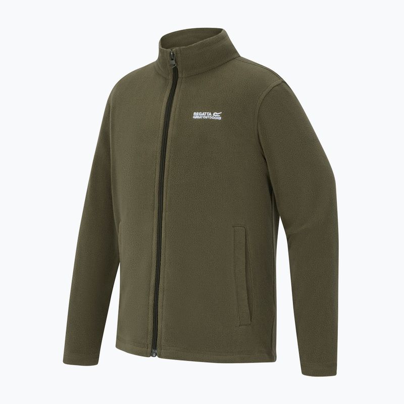 Kinder Fleecejacke Regatta King II olive night 3