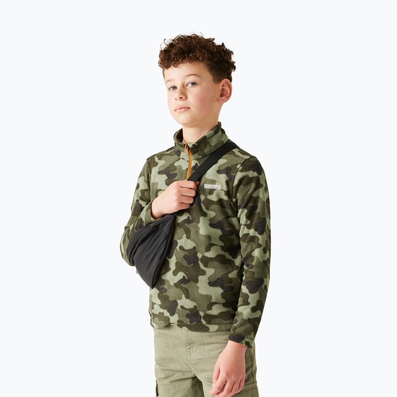 Kinder-Fleecejacke REGATTA Hot Shot II olive night camo