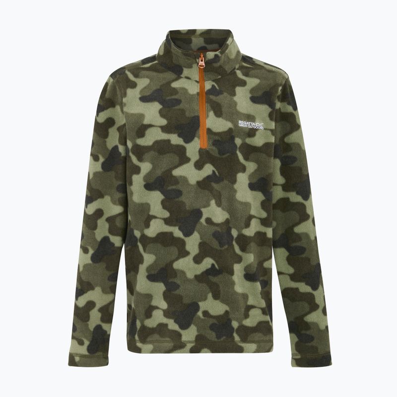 Kinder-Fleecejacke REGATTA Hot Shot II olive night camo 5