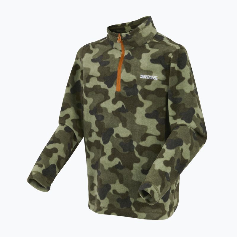 Kinder-Fleecejacke REGATTA Hot Shot II olive night camo 7