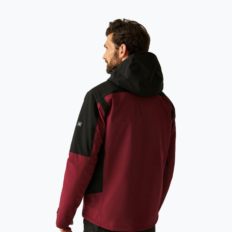 3-in-1 Herrenjacke REGATTA Wentwood dark maroon/black 3