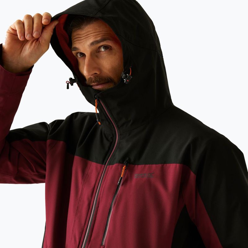 3-in-1 Herrenjacke REGATTA Wentwood dark maroon/black 4