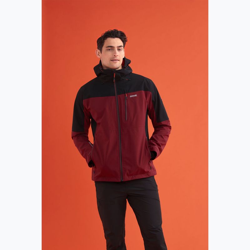3-in-1 Herrenjacke REGATTA Wentwood dark maroon/black 15