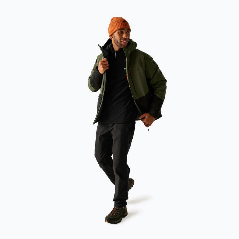 Herren-Regenjacke REGATTA Highton Stretch Padded olive night/black 2