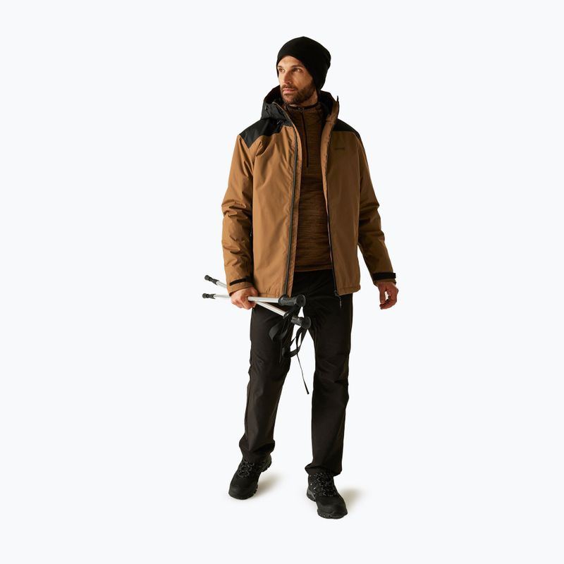 Herren Regenjacke REGATTA Thornridge nut brown/black 2